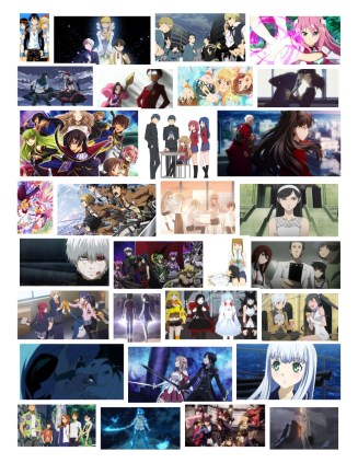 30 Anime Review Collage