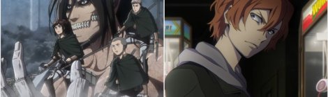 Attack on Titan season three part two, Bungou Stray Dogs season three anime reviews and recommendations