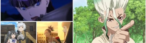 Summer 19 Anime Season - Sacred Beasts, Carole & Tuesday, DanMachi 2, Dr Stone Reviews